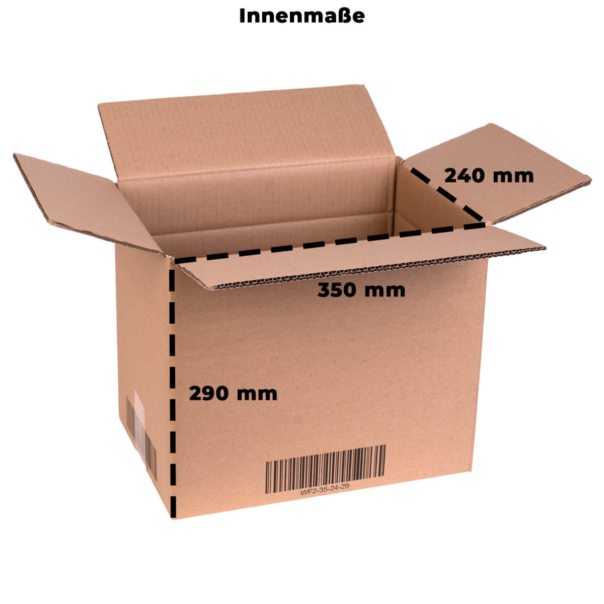 Faltkarton 2-wellig 350x240x290mm