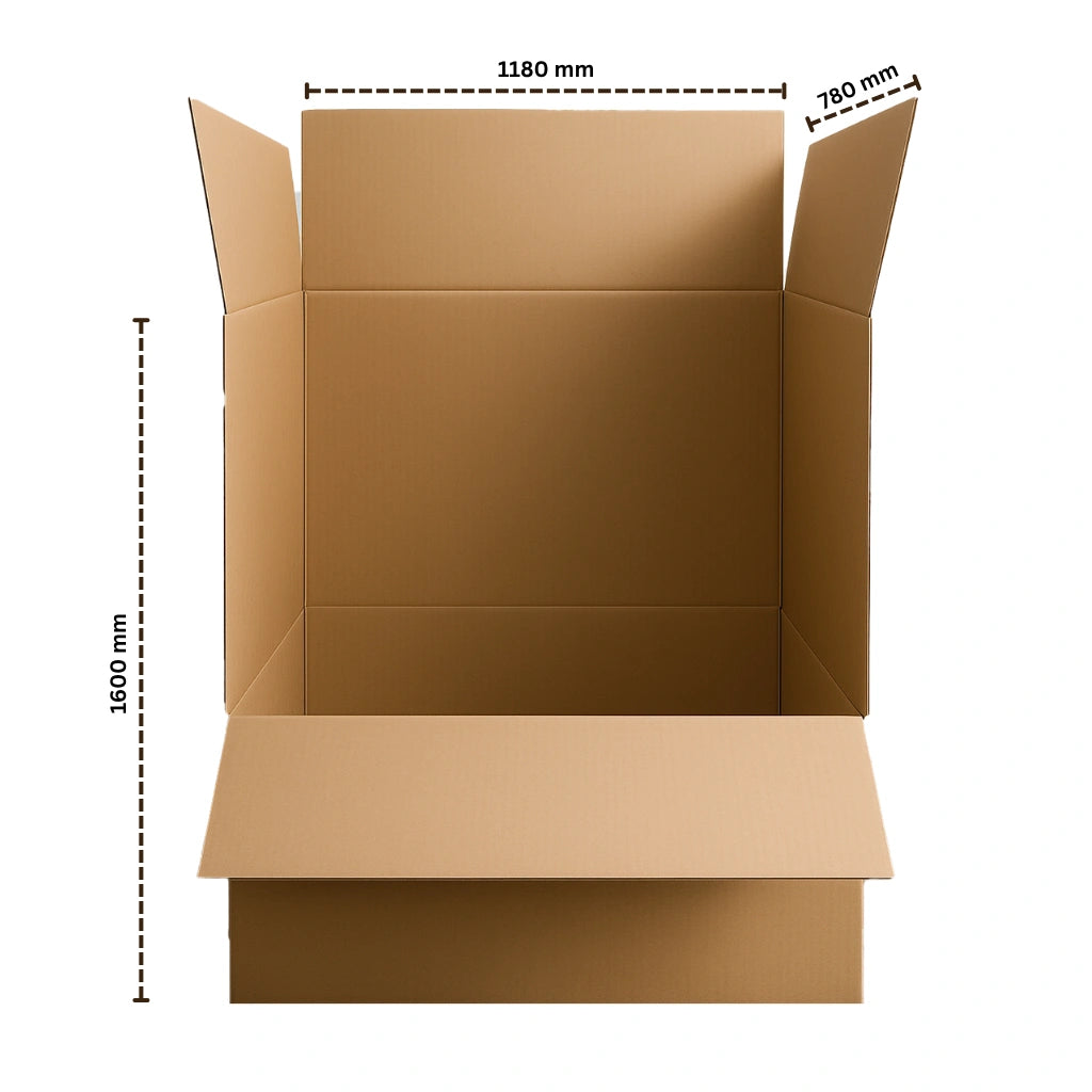 Wellpapp-Container I Paletten-Karton 1180 x 780 x 1600 mm