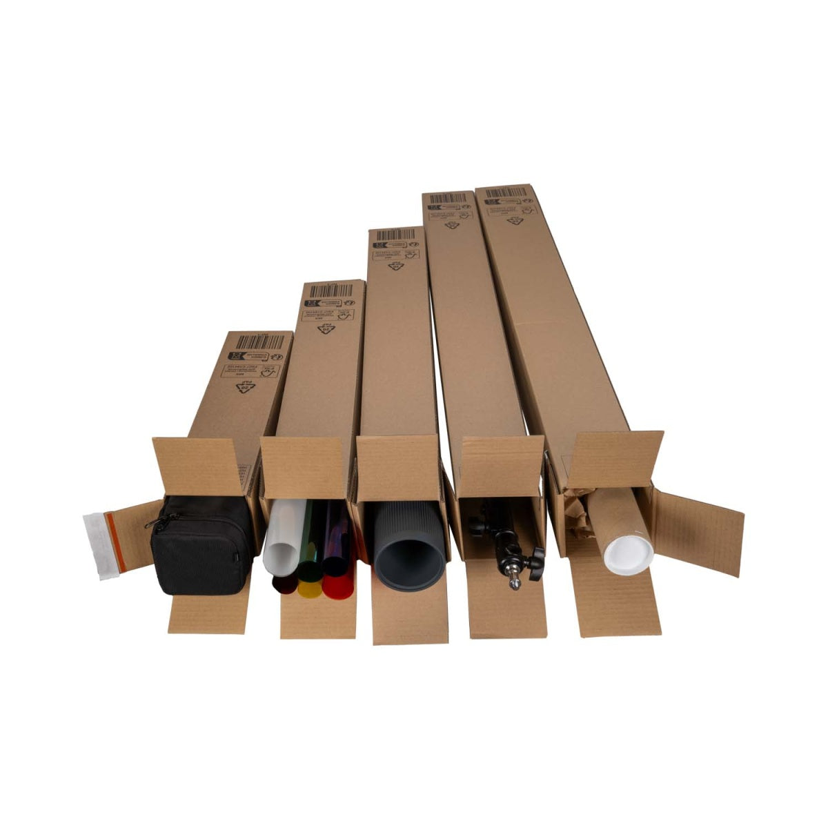 Versandhülse 105 x 105 x 440 mm mit Klebestreifen