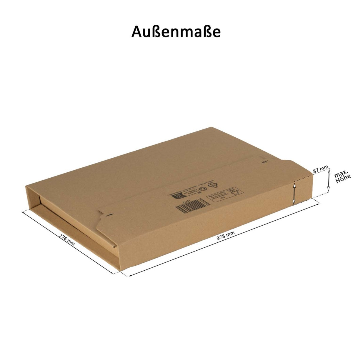 Universalverpackung / Buchverpackung 335x275x20-75mm - DIN C4+
