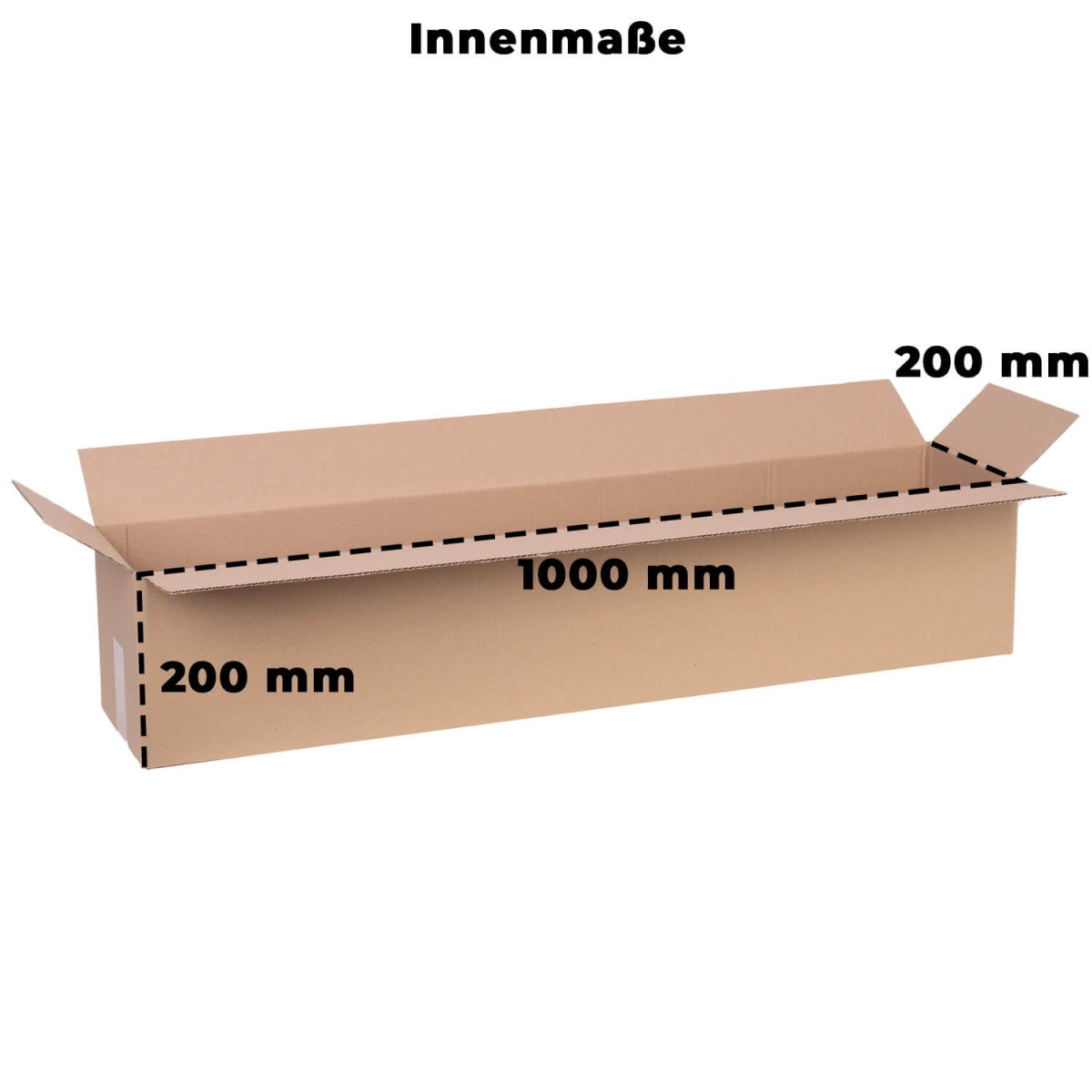 Faltkarton 1-Wellig 1000x200x200mm