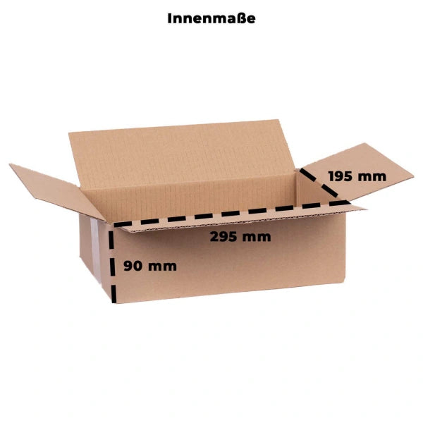 Faltkarton 1-Wellig 295x195x90 mm