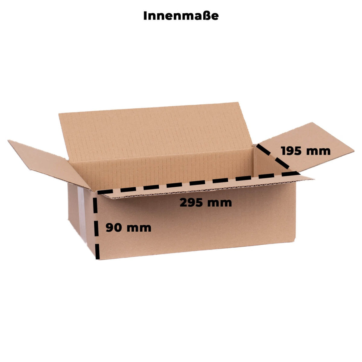 Faltkarton 1-Wellig 295x195x95mm