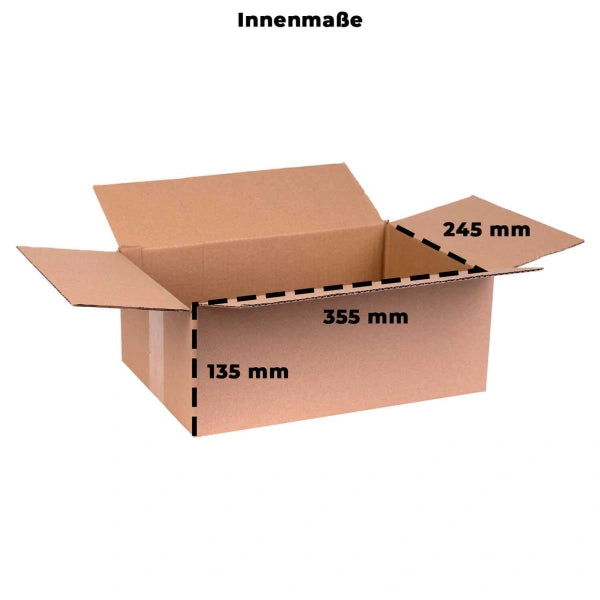 Faltkarton 1-Wellig 355x245x135 mm