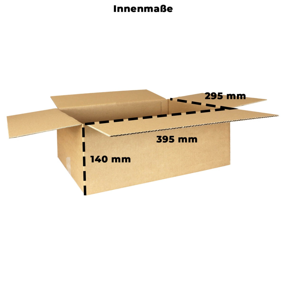 Faltkarton 1-Wellig 395x295x140mm