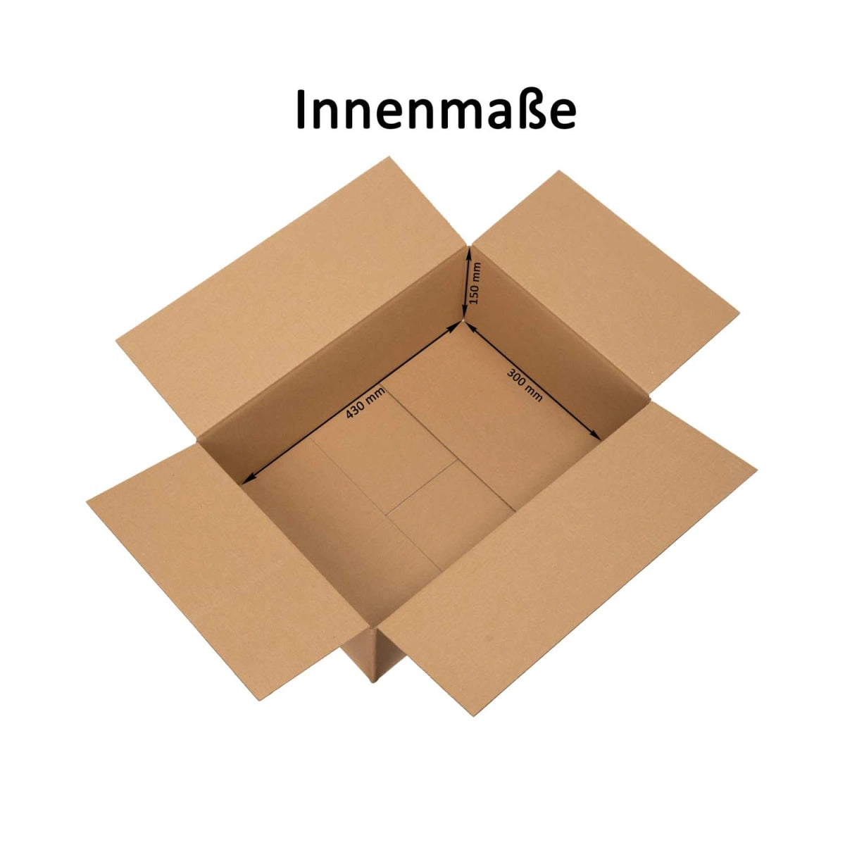 Faltkarton 1-Wellig 427x304x150 mm