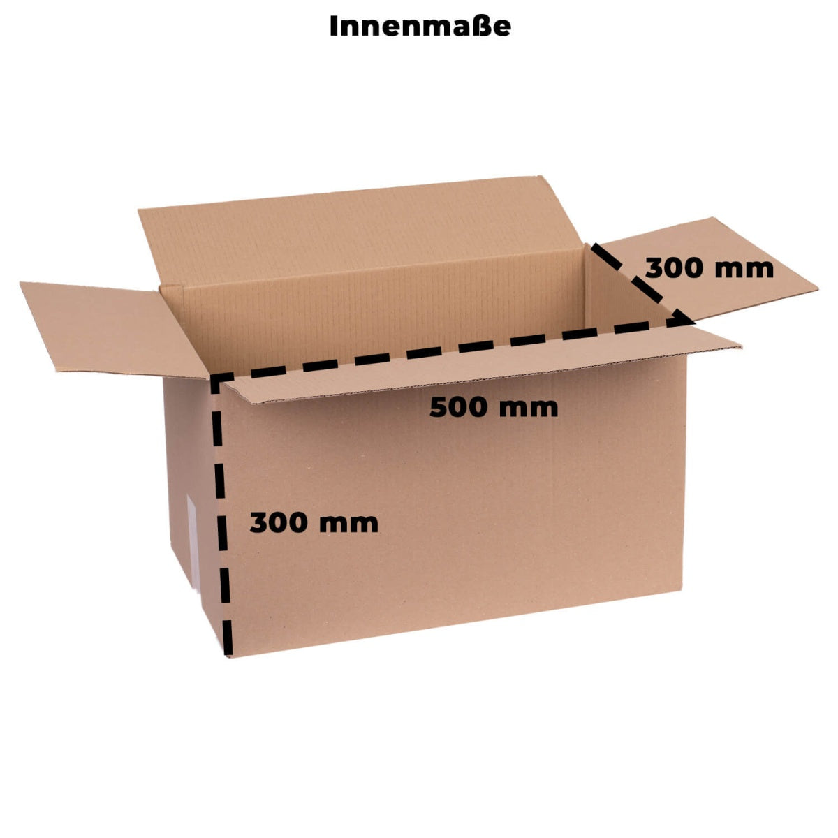 Faltkarton 1-Wellig 500x300x300mm