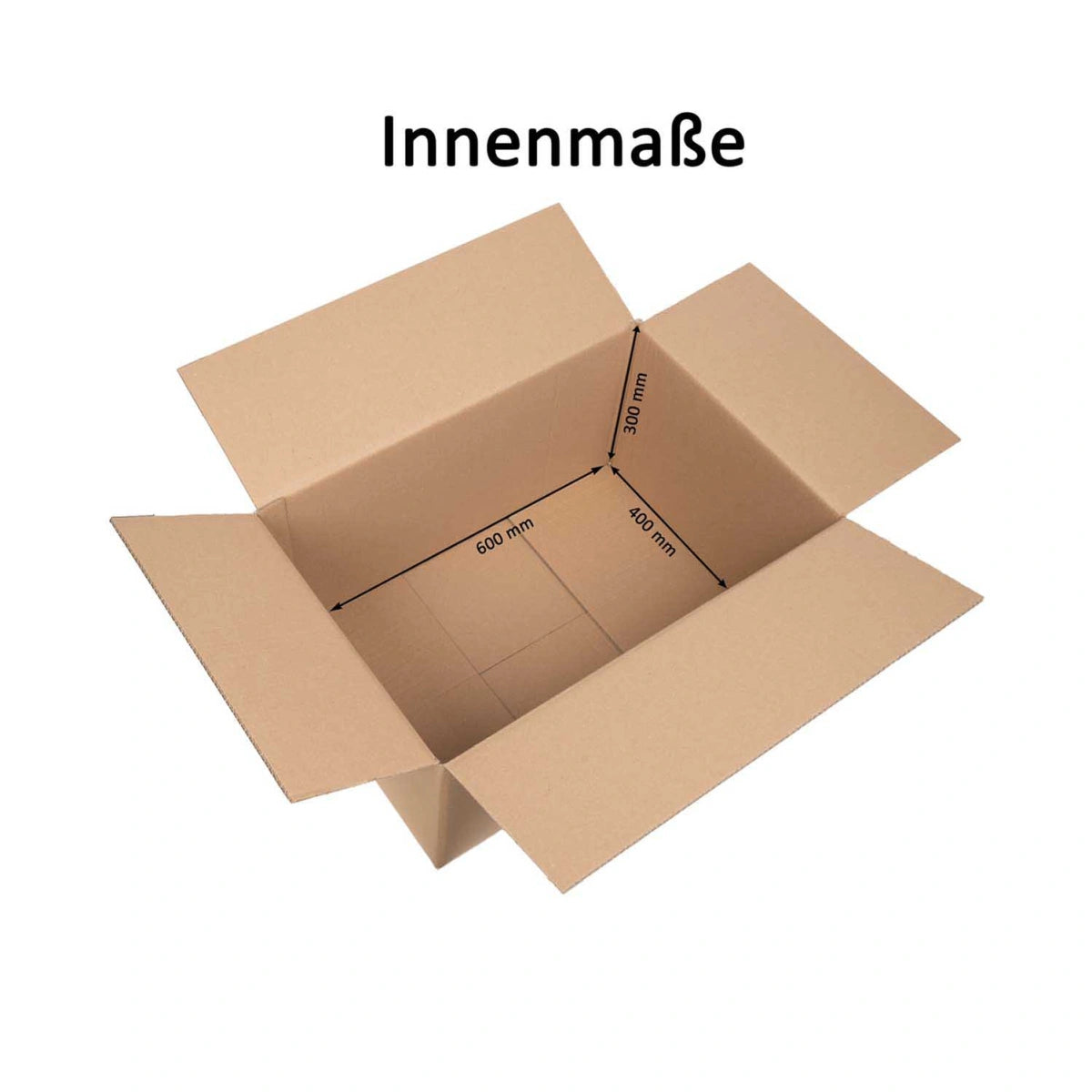 Faltkisten 2-wellig 600x400x300 mm