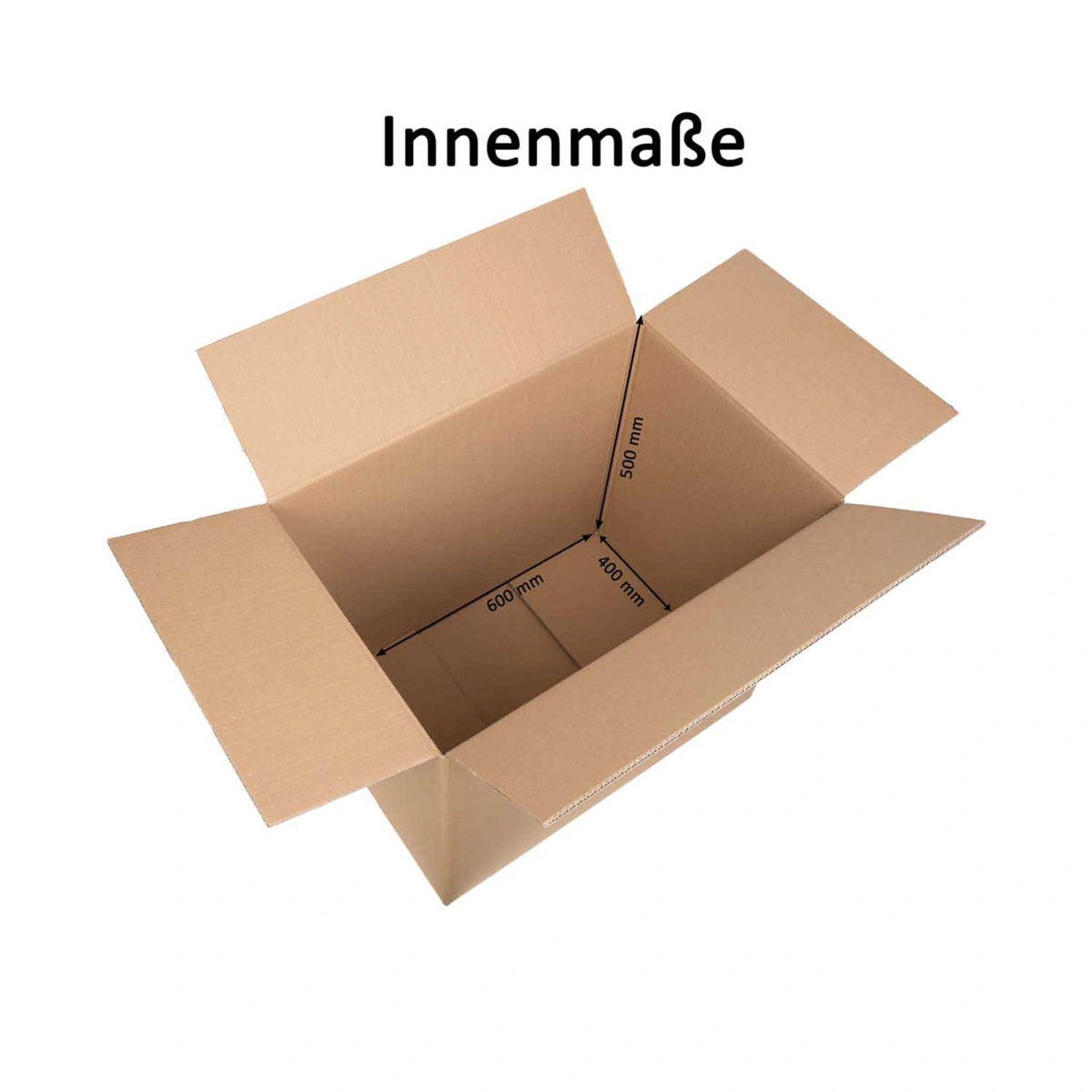 Faltkisten 2-wellig 600x400x500 mm