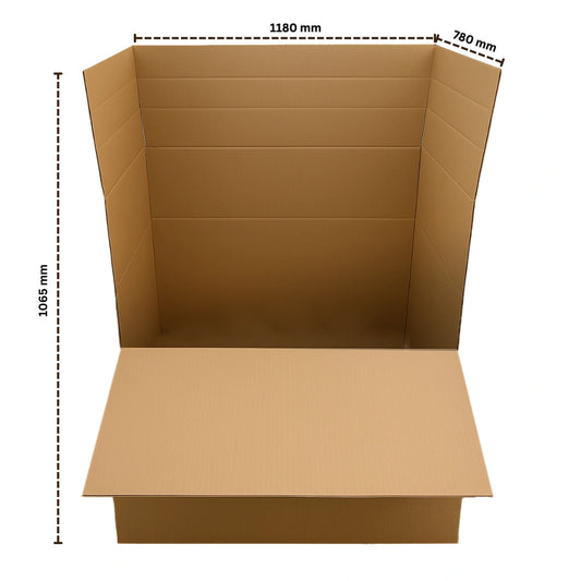 Wellpapp-Container I Paletten-Karton 1180 x 780 x 1065 mm