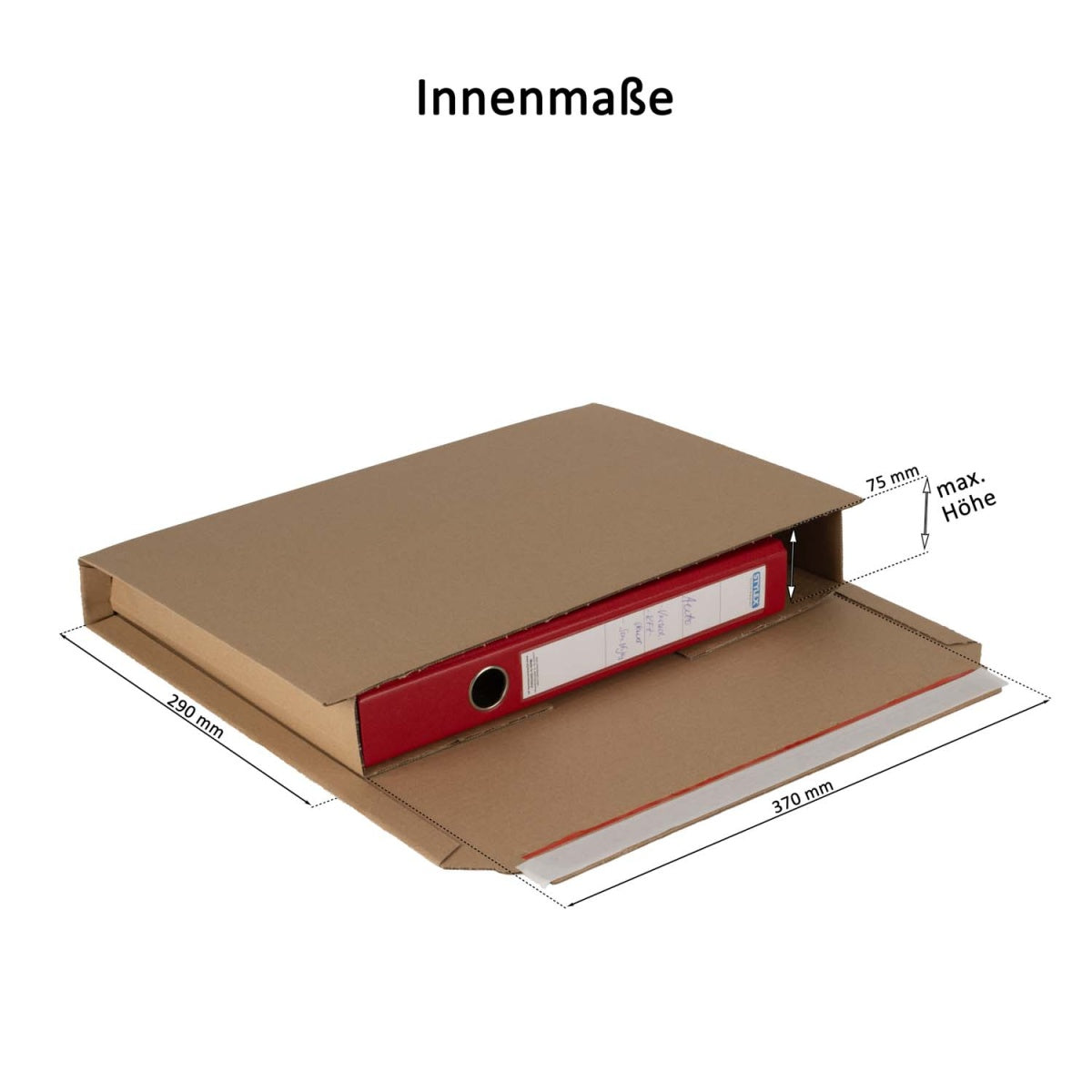 Universalverpackung / Buchverpackung 370x290x20-75mm - DIN B4