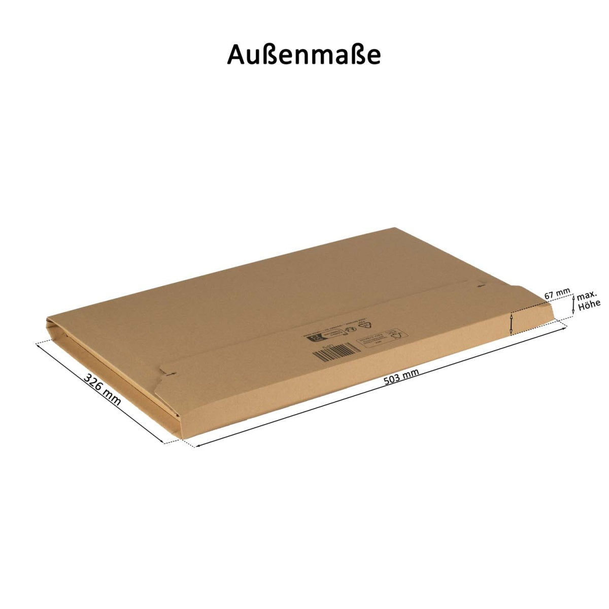 Universalverpackung / Buchverpackung 455x320x20-55mm - DIN A3